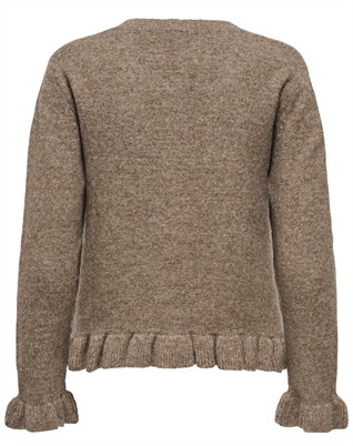 OnlRima Life Fril Button Cardigan